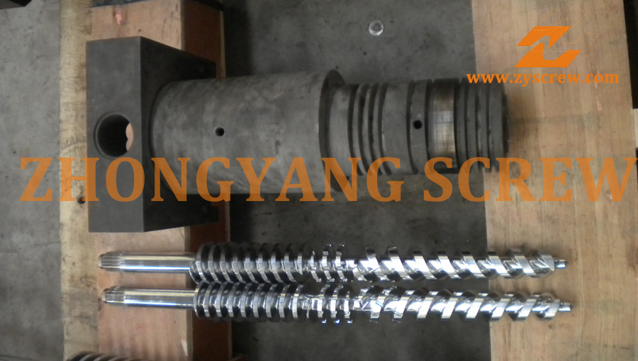 for PVC Pipe Bimetallic Hard Chrome Conical Twin Screw and Barrel