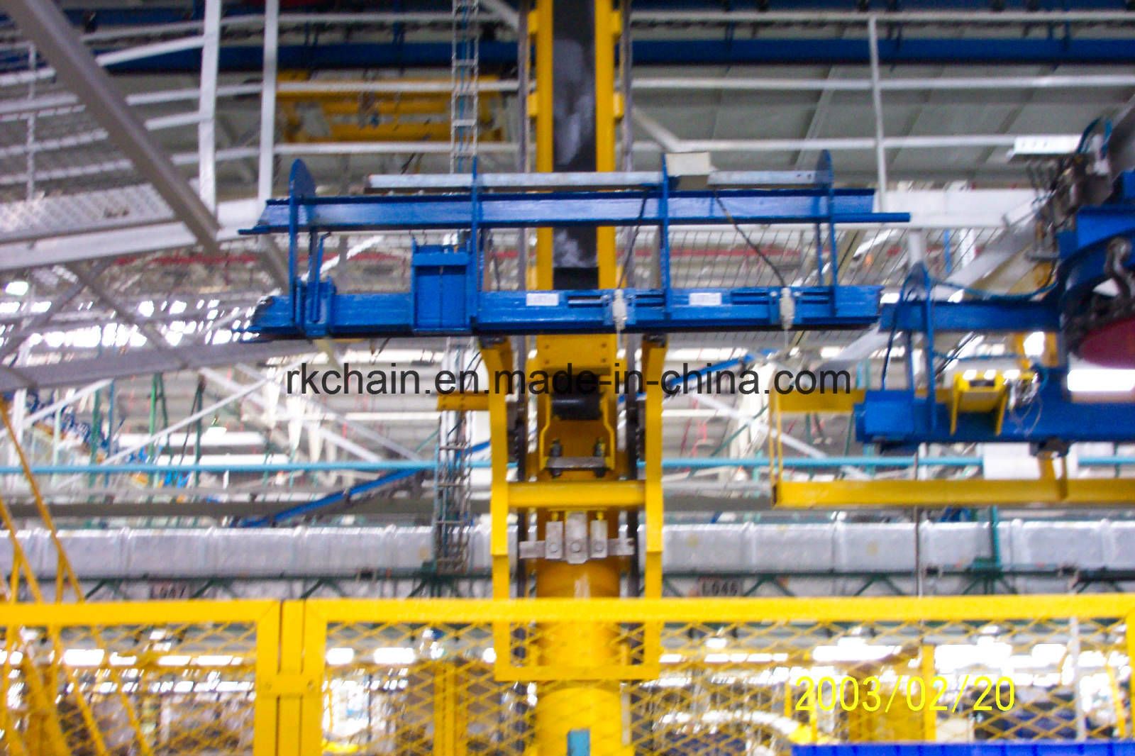 Overhead Chain Conveyor System (load bar, chain, trolley, trolley carrier)