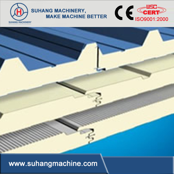 High Efficiency PU Discontinuous Sandwich Panel Machine