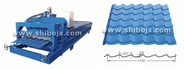 Steel Corrugated Sheet Roll Forming Machine