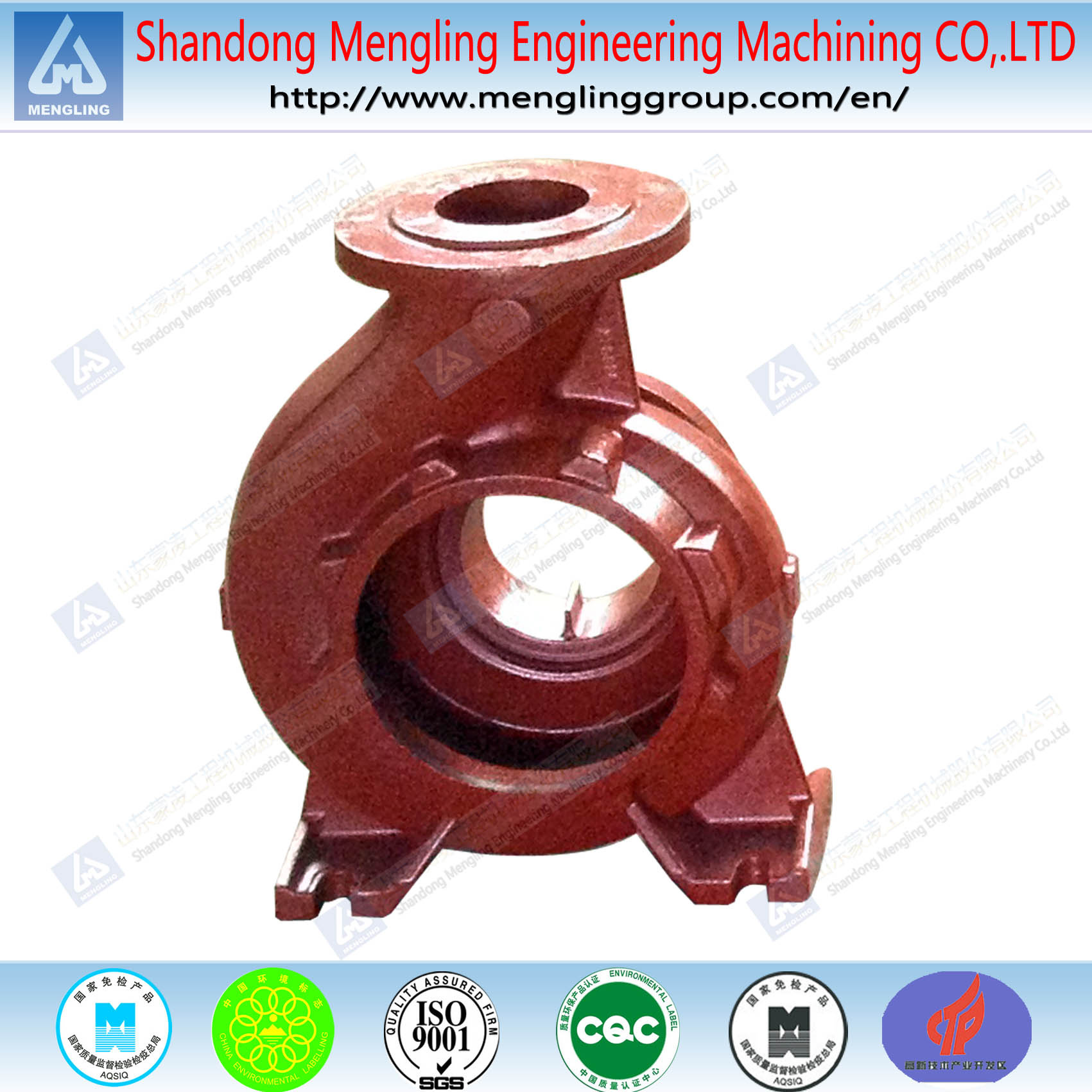 Iron Casting Centrifugal Pump Parts Casing