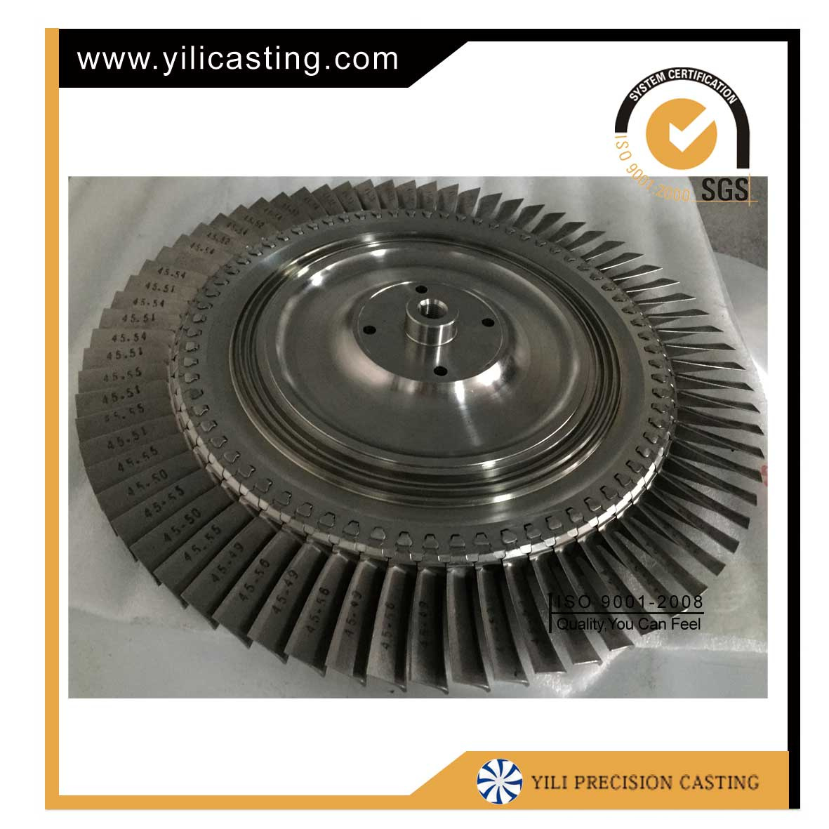 Investment Casting Gemd Locomotive Turbocharger Disc Assembly/Turbine Disc