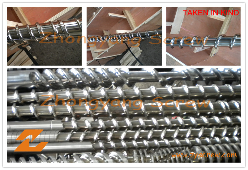 PE Extrusion Screw Barrel Extruder Screw Barrel Bimetallic Screw Barrel