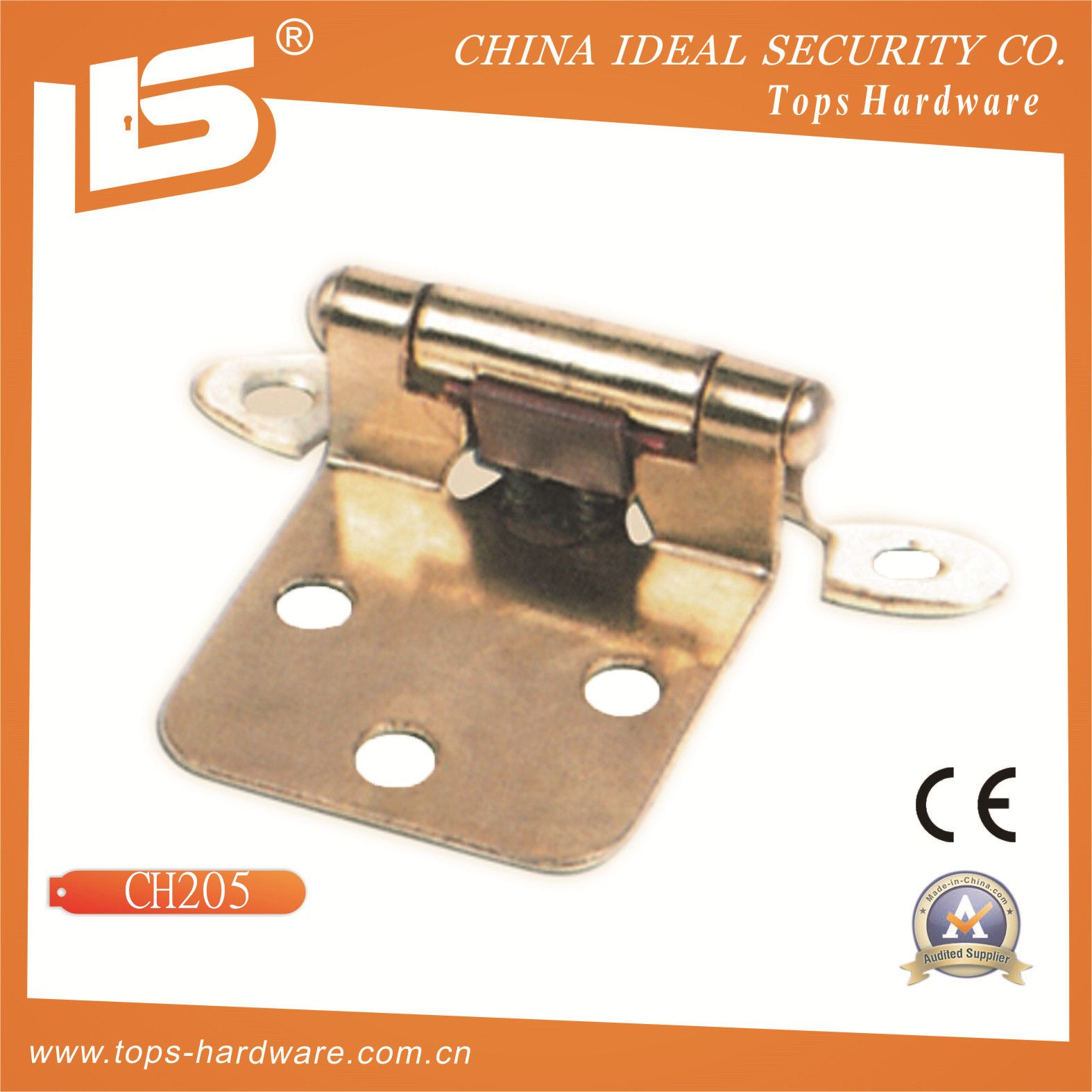 Aluminum/Iron/Stainless Steel Door/Cabinet/Furniture Hinge (CH205)