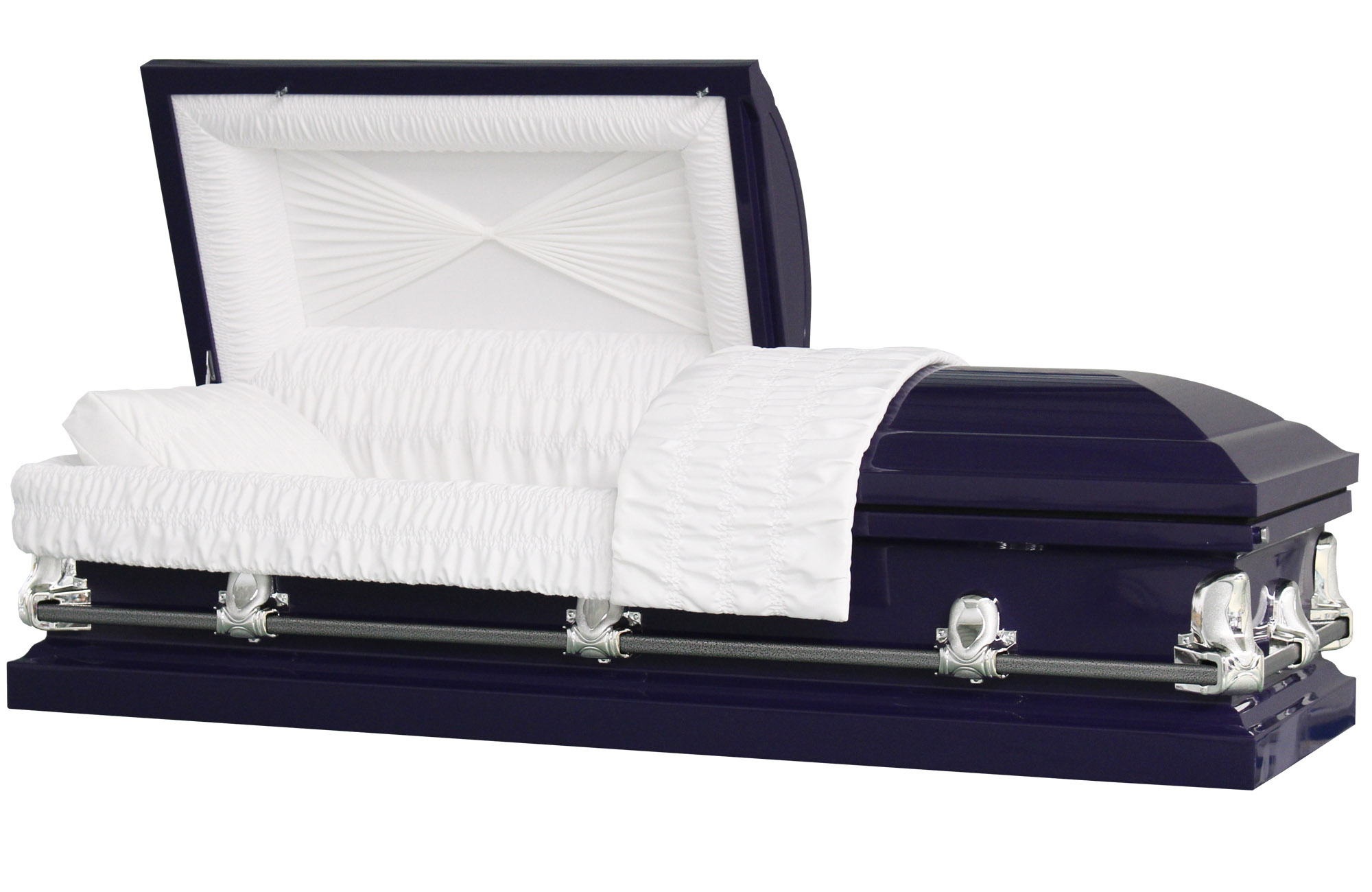 20 Gauge Steel Galaxy Purple Metal Casket