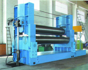 Hydraulic Three Roller Plate Rolling Machine