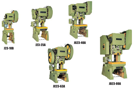 General Open Front and Inclinable Power Press Machine J23 Series