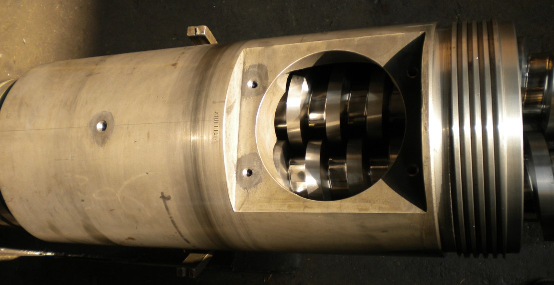 CM65 Conical Twin Screw and Barrel