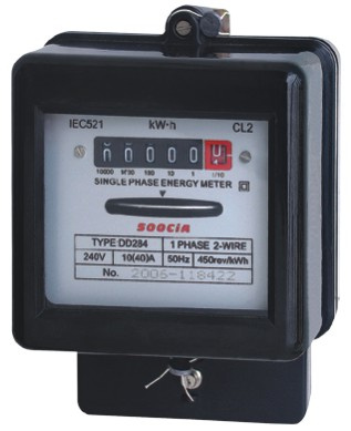 Dd284 Type Single-Phase Active Watt-Hour Meter