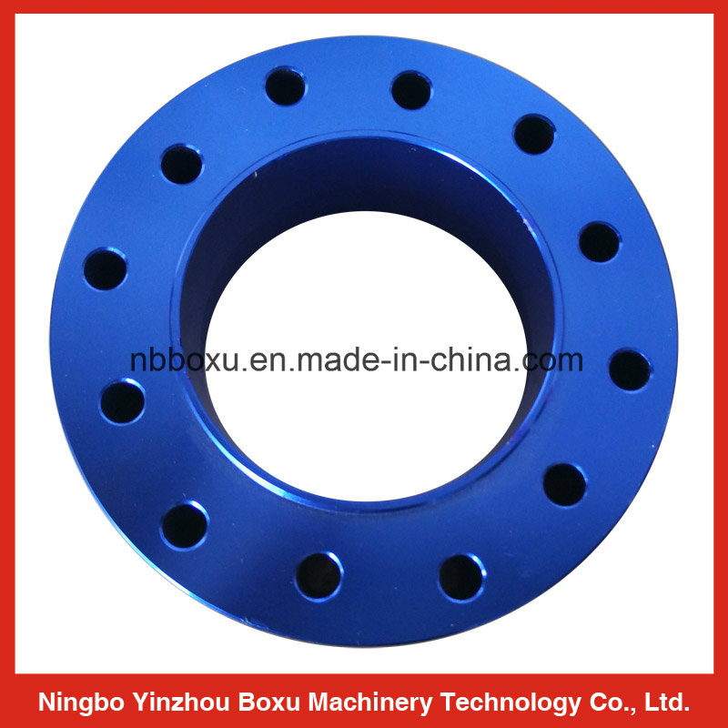 Blue Anodized Surface Aluminum Flange