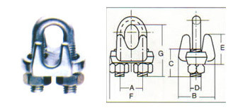 Drop Forged Wire Rope Clips Us Type