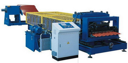 Colored Tile Forming Machine