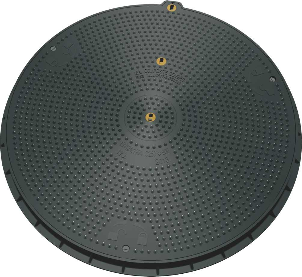 1008-65 Sealed Lockable Round Manhole Covers&Frames with Central Port