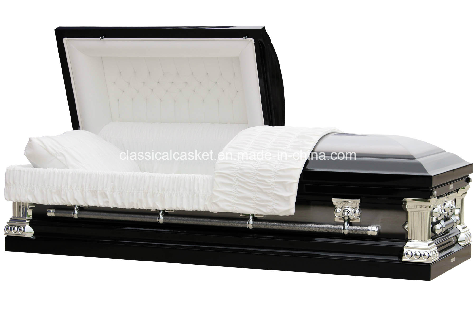 Senator Ebony Brushed 18 Ga Casket