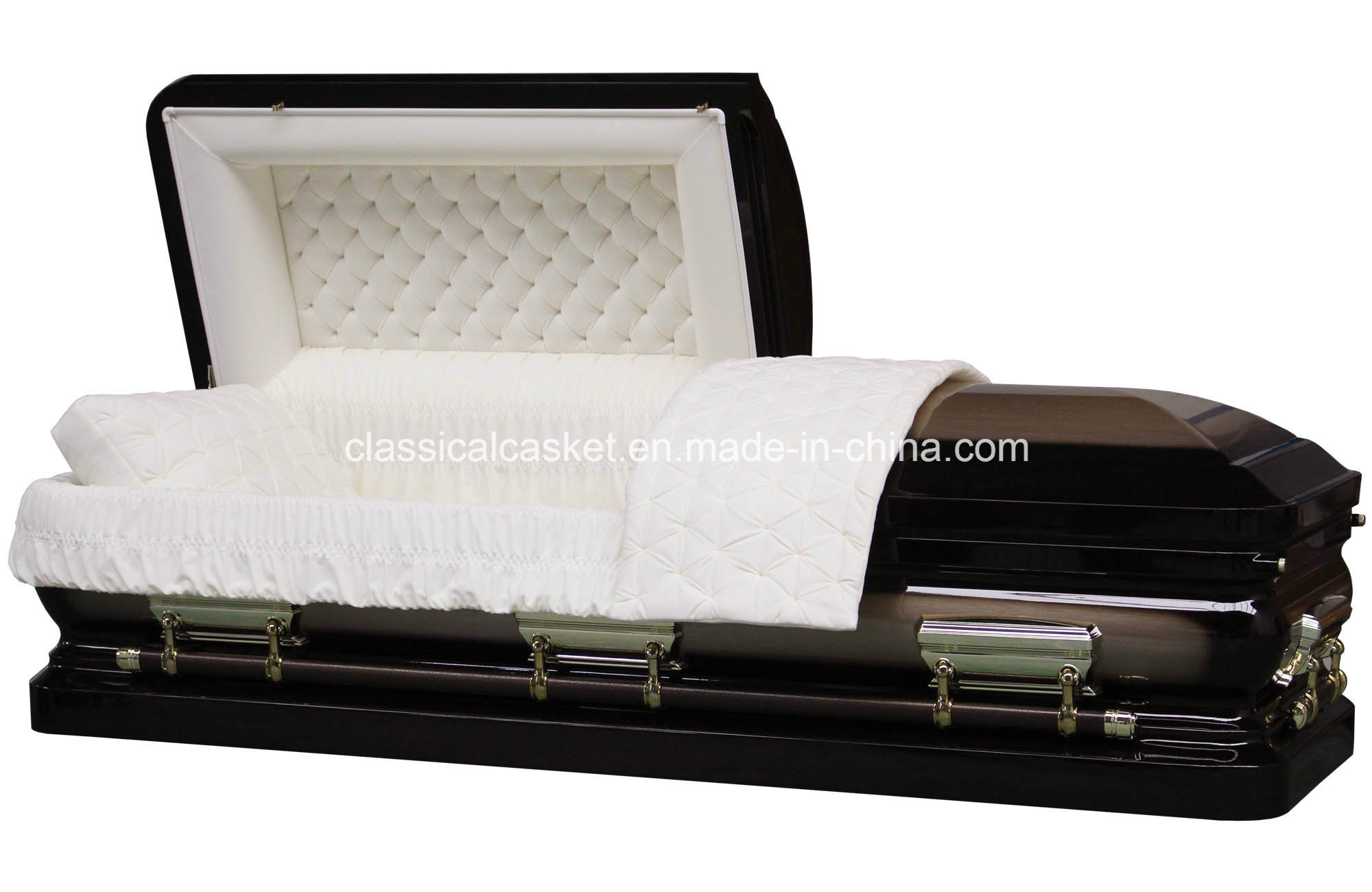 Sterling Gold Ebony Urn Corner Casket