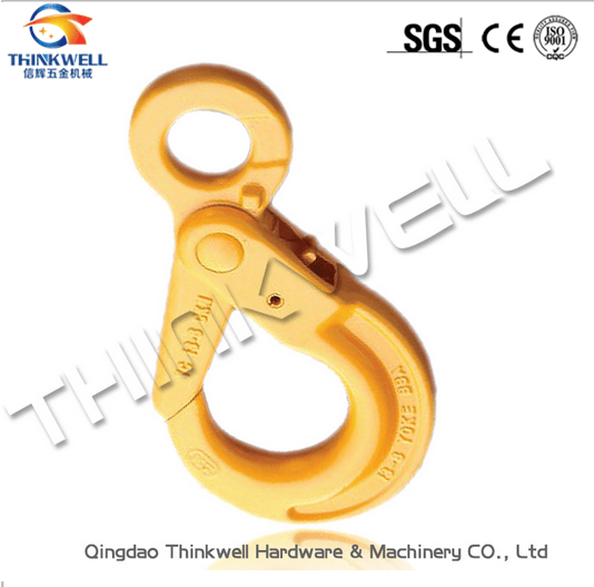 G80 Drop Forged Us Type Self Locking Hook Safety Hook