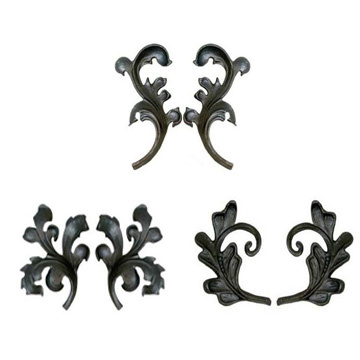 Cast Steel Leaves -01 (Metal Ornaments)