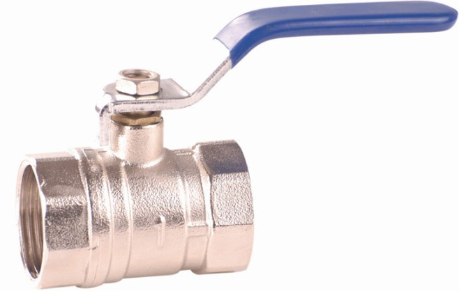 Forging Chromed Brass Ball Valve with Steel Handle (YED-A2014)