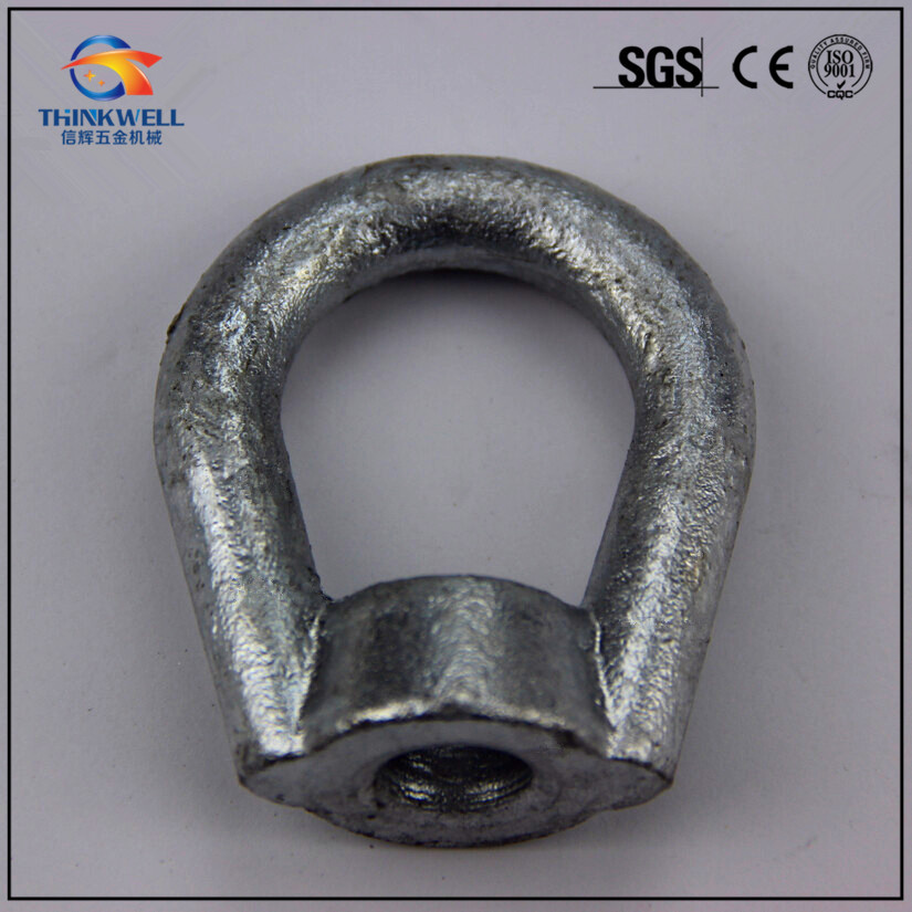 Forged Steel Electric Pole Hardware Oval Eye Nut