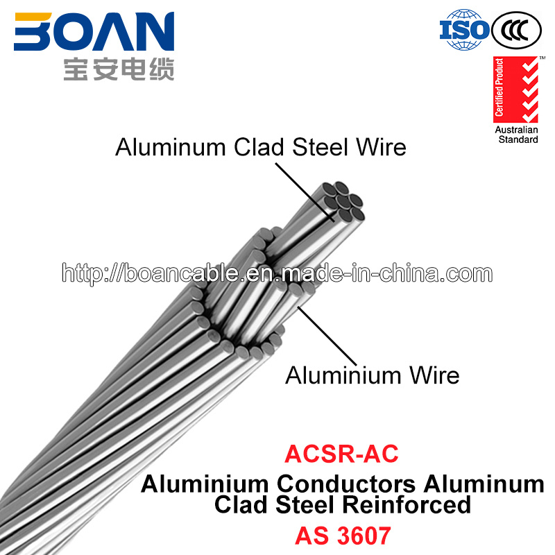 ACSR/AC, Aluminium Conductors Aluminium Clad Steel Reinforced (AS 3607)