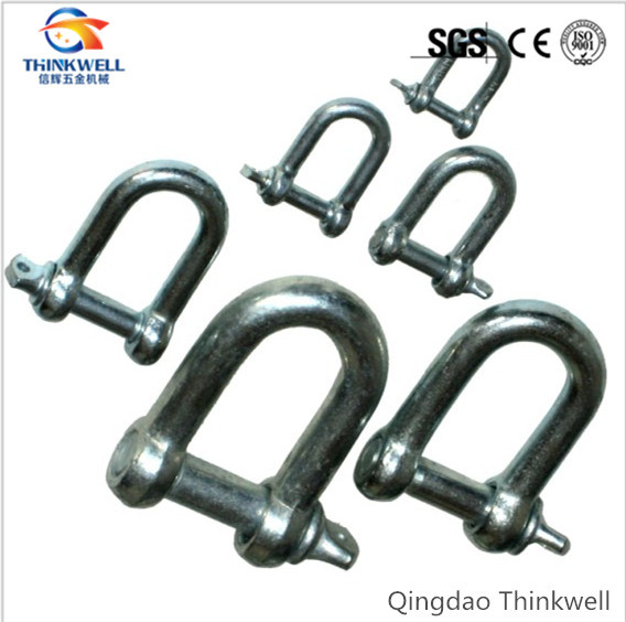 Hot DIP Galvanized Forging Carbon Steel European Dee Shackle