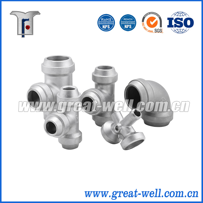 OEM Steel Investment Casting Parts for Pipe Fitting Hardware