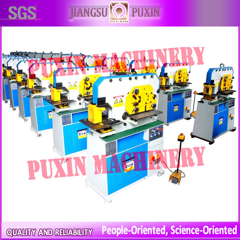 Single Cylinder-Hydraulic Universal Multi-Function Ironworker (MFM)