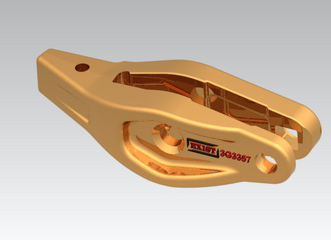 Excavator Bucket Tip and Adapter