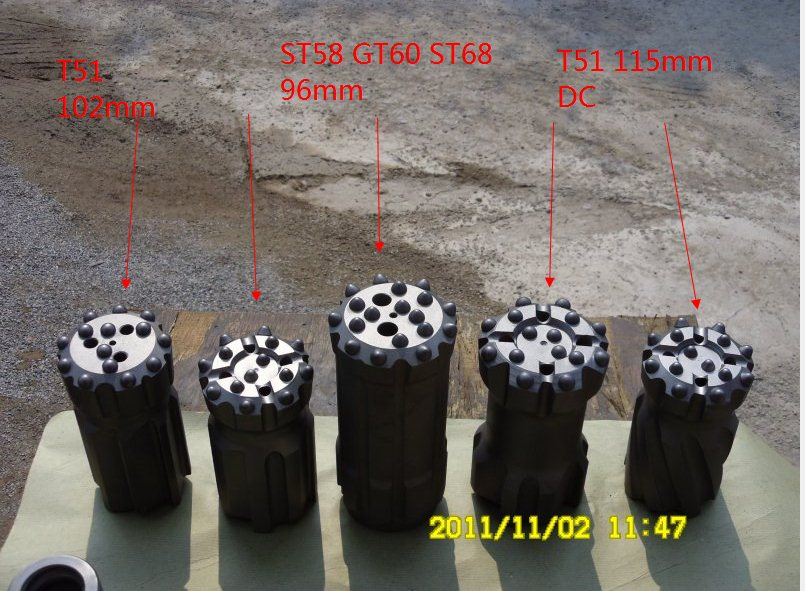 Thread Button Bit, St58, Gt60, St68, T51-102mm, T51-115mm