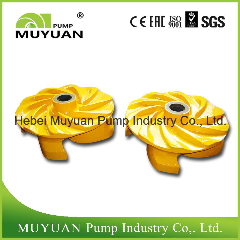 Anti-Wear Mineral Sand Handling Sludge Pump Impeller