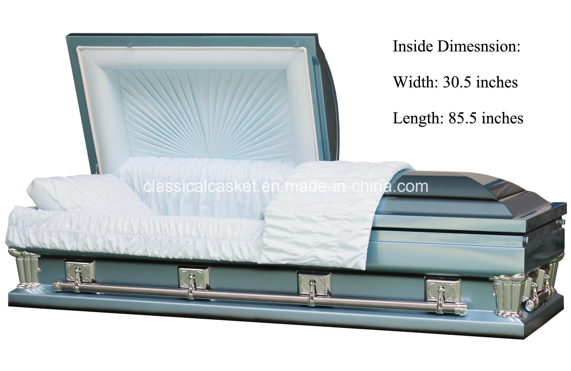 Frank Blue Oversize 31 Inches Casket