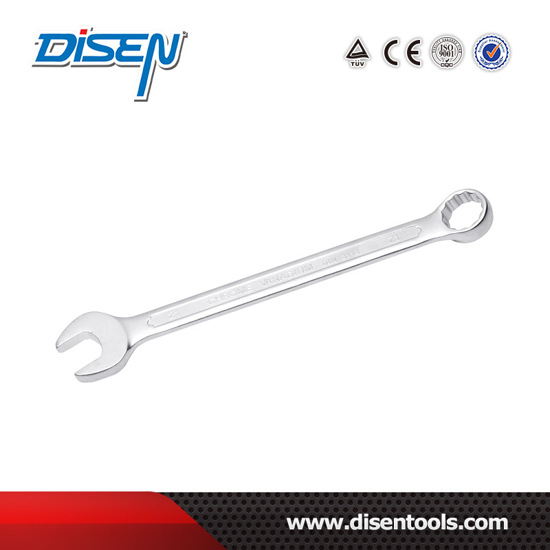 DIN3113 Matt Chrome Plated CRV HRC48 Combination Wrench