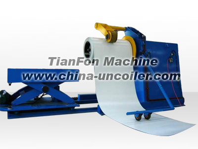 TF-3~8t Hydraulic Single Arm Uncoiler Machine