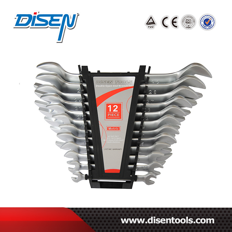 12 PCS Double Ring Offset Spanner Set