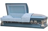 Knight Blue Brush 18ga Steel Casket