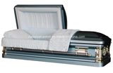 Danube Monarch Blue 18 Gauge Steel Casket