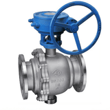 Carbon Steel Forging Worm Gear Flanged Ball Valve