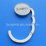 Logo Printing Metal Round Bag Hanger