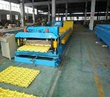 Colored Steel Glazed Tile Roll Forming Machine