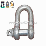 OEM Drop Forged Stainless Steel Forging Shackle with Forged Process