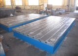 China Precision Casting Assembly Machine Used Cast Iron T Slot Bed Plate