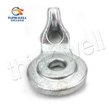 Forged Galvanized Pole Line Fittings Angle Thimble Eyelets