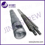 Screw and Barrel for Conical Double Screw Arbor Extruder