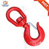 S322 Forged Safety Hoist Swivel Hook with Bearing