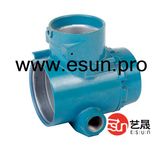 Steering Tube Pressure Aluminum Die Casting with Power Painted (DC091)