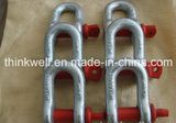 G210 Us Type Drop Forged Screw Pin Chain Dee Shackle