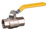 Forging Nickel Plated Brass Ball Valve with Steel Handle (YED-A1009)