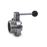 Stainless Steel Sanitary Weld&Thread Butterfly Valve