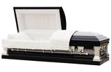 Knight Black Brushed 18 Ga Steel Us Casket