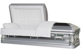 Butler Silver Brush Metal Casket for Us Market